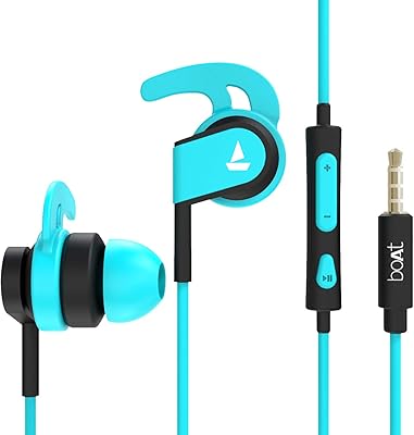 Écouteurs filaires passheadz 242 pouces avec microphone (bleu), prise jack 3,5 mm