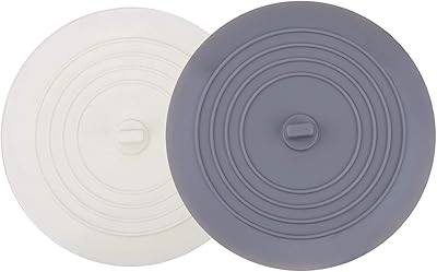 Bouchon de baignoire en silicone v-top de 6 pouces, grand bouchon pour canalisation