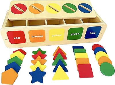Jouets montessori pour 1 2 3 ans de tri en bois