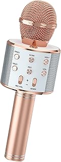 Microphone de karaoké bluetooth sans fil, microphone de karaoké bluetooth sans fil