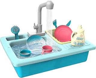 Jouets d'évier de cuisine à couleurs changeantes mère ana, évier de jeu électrique