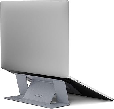Support pour ordinateur portable léger et invisible movit compatible avec macbook air, pro