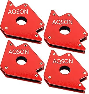 4 pièces ensemble aqson pièces support de soudage magnétique 50 lbs flèches