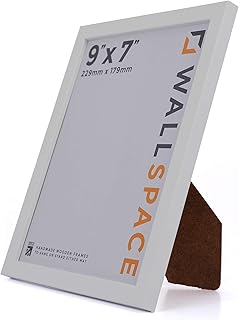 Cadre blanc fin 9x7 | cadres photo blancs fins 9x7 pouces | cadres