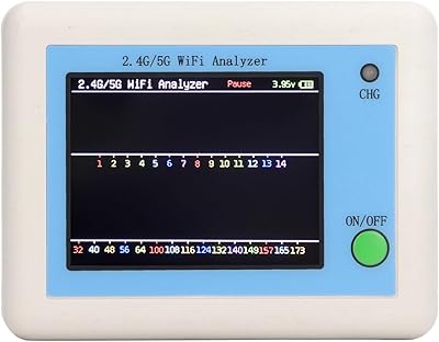 Analyseur de signal wifi analyseur wifi 24g 5g écran couleur tft 24 pouces