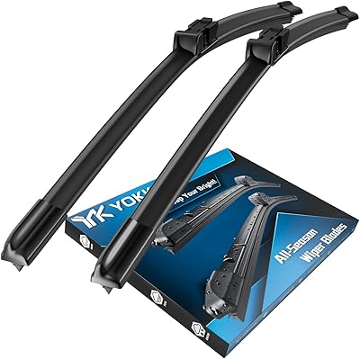 Yokkip balais d'essuie-glace avant de qualité oem 24" + 19" pour vw jetta