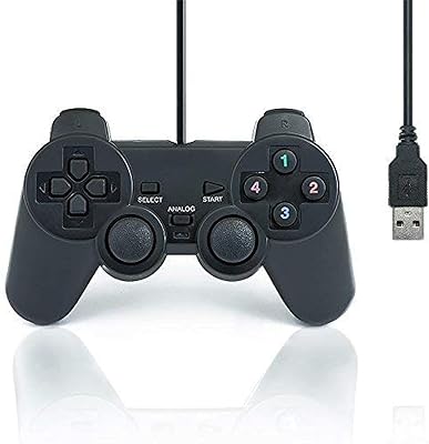 Contrôleur de jeu filaire usb comox, joystick joypad pour pc et ordinateur portable