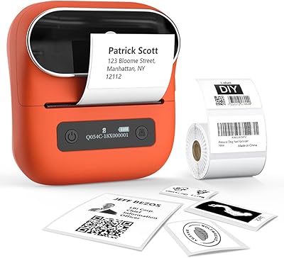 Imprimante d'étiquettes fomimo m220 imprimante de codes à barres portable étiqueteuse