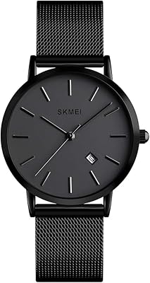 Montres pour femmes analogique à quartz simple couleur or rose montre mince femmes