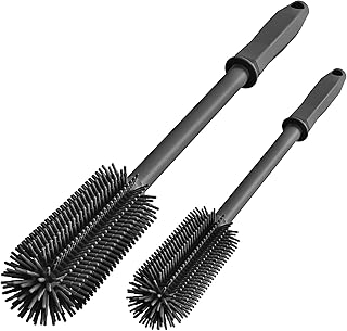 Brosse de nettoyage de bouteille en silicone avec brosse de nettoyage de bouteille
