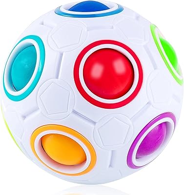 Balle de puzzle magique arc-en-ciel sgtt pro jouet interactif amusant pour soulager le stress