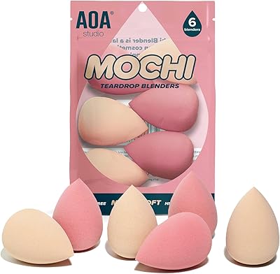 Ensemble d'éponges de maquillage e.o.a. studio mochi sans latex haute précision