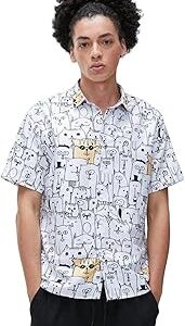 Chemise décontractée infinitextm pour hommes, coupe régulière, parfaite pour les vacances, les fêtes et les vacances à la plage. Redéfinissez vos attentes shopping avec Diaytar