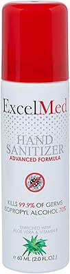 Spray désinfectant pour les mains exylmed 60 ml (paquet de 1), aloe vera