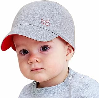 Casquette de baseball réversible pour bébé, chapeau de soleil brodé en coton