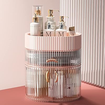 Organiseur de maquillage timicare, boîte de présentation de cosmétiques étanche et anti-poussière, organisateur