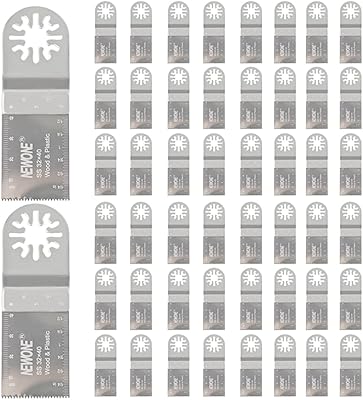 Nouveau 50 pièces/ensemble de lames de scie à bois multi-outils pour placage polyvalent