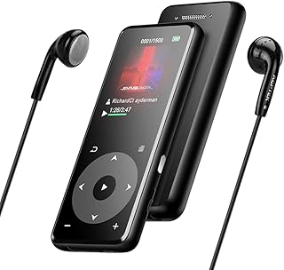 Lecteur mp3 bluetooth 4.0 ajp tech avec haut-parleur et casque intégrés son portable