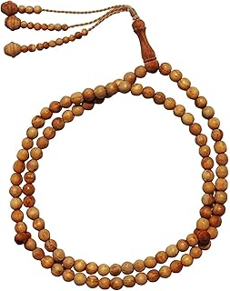 Chapelet en bois parfumé au parfum naturel de pin - chapelet en bois