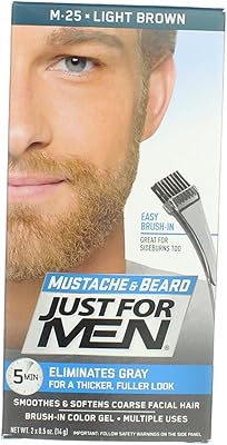 Gel de couleur pour pinceaux à moustache et barbe just men