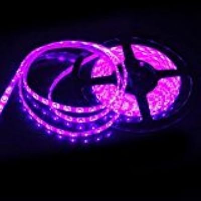 5m étanche ip65 300 led 3528 smd bande led flexible violette dc 12v