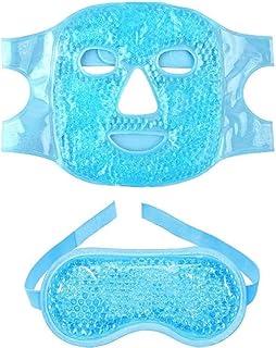 Masque pour les yeux et le visage en perles de gel, lot