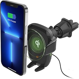 Chargeur de voiture sans fil à chargement automatique avec capteur qi