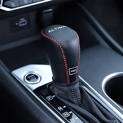 Couvercle de pommeau de levier de vitesse de protection de voiture en cuir