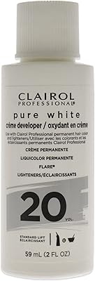 Clairol professional creme developer 20 volume de pure white, 8 oz