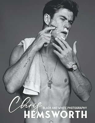 Livre photo de photographie noir et blanc de chris hemsworth vol.4 : détendez-vous
