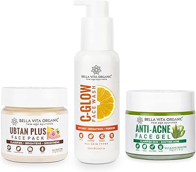 Bella vita kit d'élimination de l'acné et des boutons bio avec nettoyant. Diaytar : Connectez-vous aux meilleures offres