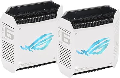 Système wi-fi de jeu tri-bande rog rapture gt6 (2pk), couvre jusqu'à 5 800