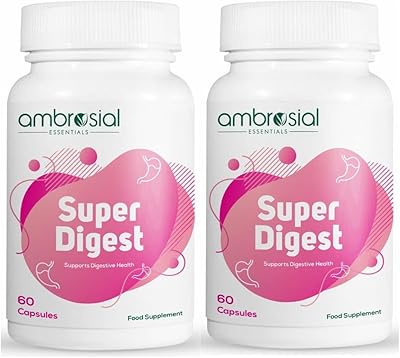 Ambrosial super digest avec bétaïne hcl, pepsine, bile de bœuf, pancréatine et acide