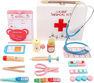 Ensemble de jouets yallajoy doctor pour enfants avec boîte de rangement médicale