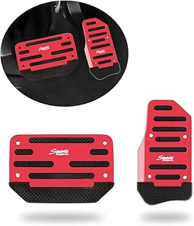 Couvre-pédales de voiture antidérapants couvre-pédales de gaz et de frein en alliage
