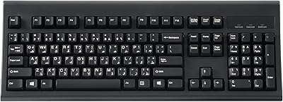 Clavier filaire pleine grandeur perex-106b ar avec port usb, touches incurvées ergonomiques