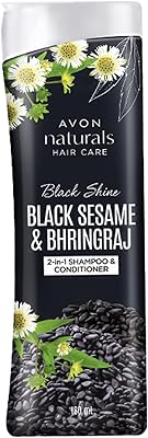 Shampoing et après-shampoing 2 en 1 avon naturals black shine bingraj 180 ml