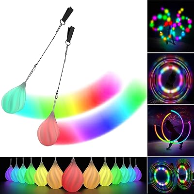 The white shop soft glow led boyie balls pour débutants et professionnels rainbow