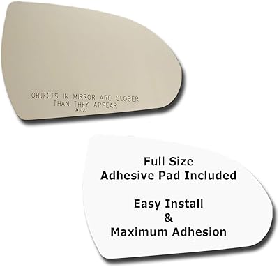 Miroir en verre + plaque adhésive pleine grandeur pour hyundai elantra 2015-2020 remplacement