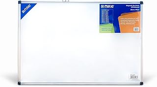 Grand tableau blanc magnétique simple face/tableau effaçable à sec 60 x 90 cm