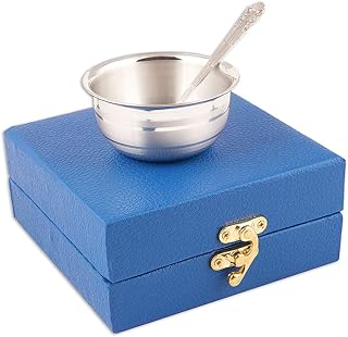 Ensemble bol et cuillère en argent pur msa jewels