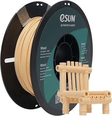 Filament d'impression 3d en bois pla isun 1,75 mm, bobine de filament d'impression