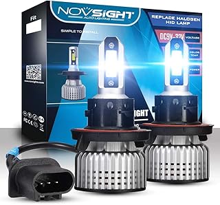 Novsight h13/9008 kit d'ampoules de phare led à double faisceau haut/bas