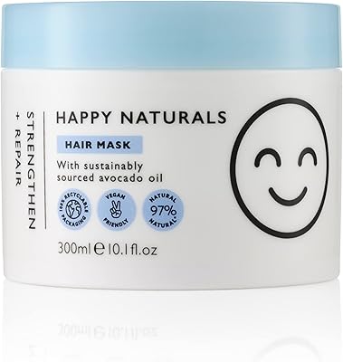 Masque fortifiant et réparateur happy naturals 300 ml