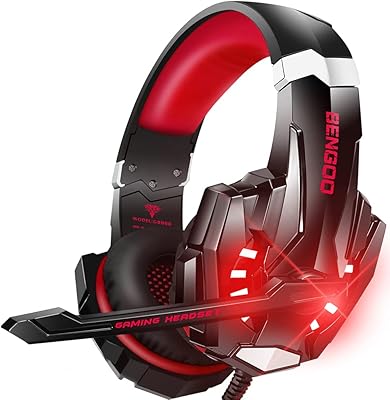 Casque de jeu bengoo stereo pro pour ps4, pc, manette xbox one, casque