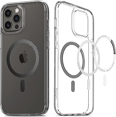 Spigen ultra hybrid mag cover conçu pour iphone 12 et iphone 12 pro