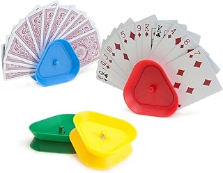 Porte-cartes à jouer triangulaire mains libres bree bailey, édition originale, 4 pièces
