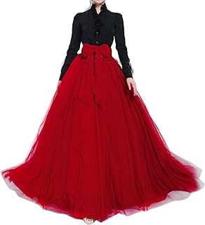 Jupe longue bouffante en tulle pour femmes pour les mariages longueur au sol