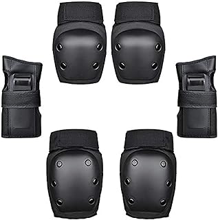 6 pièces ensemble équipement de protection pour le snowboard coude genou poignet