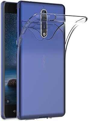 Coque arrière transparente absorbant les chocs en gel tpu souple pour nokia